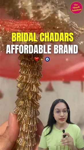 The Perfect Wedding Solutions By Prachi Garg | Delhi | Every bride deserves a grand entry... and what better way than under a customized bridal chadar from @modemantra made just for her? 💫 From... | Instagram
