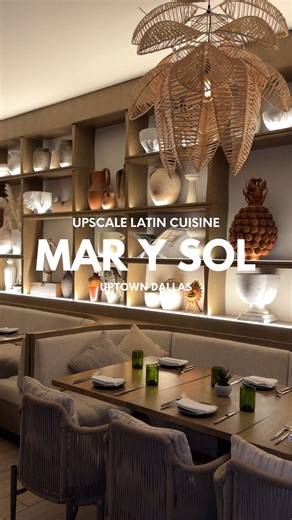 Dallas Hidden Gems on Instagram: "📍 @marysolcocinalatina (Uptown Dallas) At Mar Y Sol, you’ll find a menu inspired by the flavors of across Latin America - from Peru, Argentina, Mexico, Brazil and beyond. ￼Appetizers and shareable plates (like empanadas, ceviches, and creative small plates) are popular, while main dishes might include wood-fired steaks, Latin-style seafood, or more elaborate mains like lomo saltado or banana-leaf-wrapped salmon. ￼ The atmosphere is part of the experience: the r