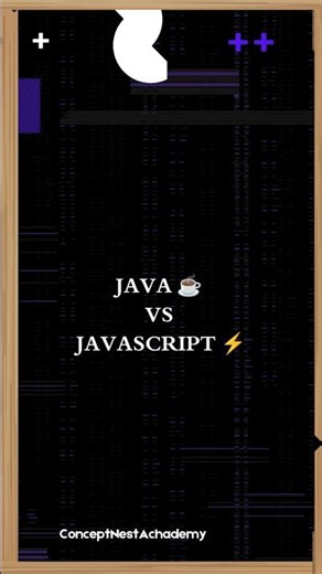 ☕ Java vs ⚡ JavaScript: Same name, different languages! Which one are you learning? 👇