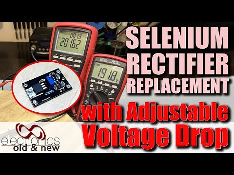 Replace Selenium Rectifier with Silicon Diodes & MOSFET Voltage Dropper in Tube Radios #pcbway#