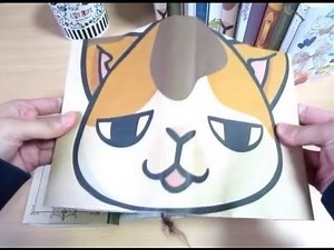 紙ブックカバーの作り方　How to Make a Paper Book Cover (Origami)