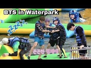 BTS playing Game in Water park || Hindi Dubbed || Funny Video #btsfunnyvideo #new
