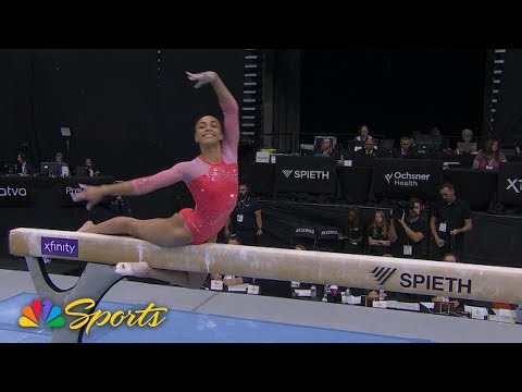 Hezly Rivera rides top score on beam to Day 1 lead at U.S. Gymnastics Championships | NBC Sports