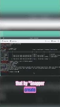 Linux Update: Sudo Zipper Dup and Snapper Explained #shorts