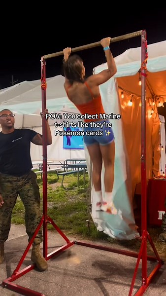 Marine Shirts Pull-Up Challenge | Fitness Motivation POV