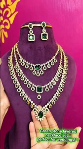 Royal Bridal Necklace Sets 💎 Emerald & Ruby Collection | Elegant Wedding Jewellery