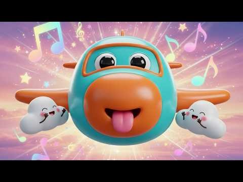 Comptine Avion ✈️ Petit Avion Dans Le Ciel | Chanson Maternelle pour Danser