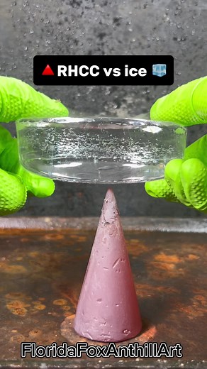 RHCC vs Ice Science Experiment — Satisfying ASMR Reaction