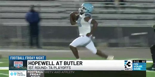 Huge 4th quarter for Butler pushes the Bulldogs past Hopewell and into the 2nd round of the 7A playoffs