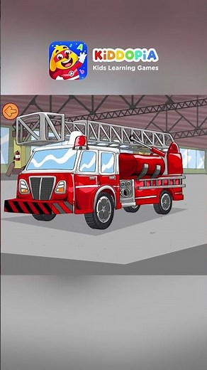 Build A Fire Truck | Puzzle Games | Trucks For Kids | Kiddopia Games For Kids