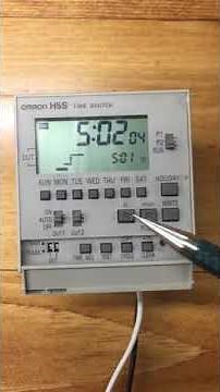 Omron H5S Steam Generator Main Panel 7-day Timer