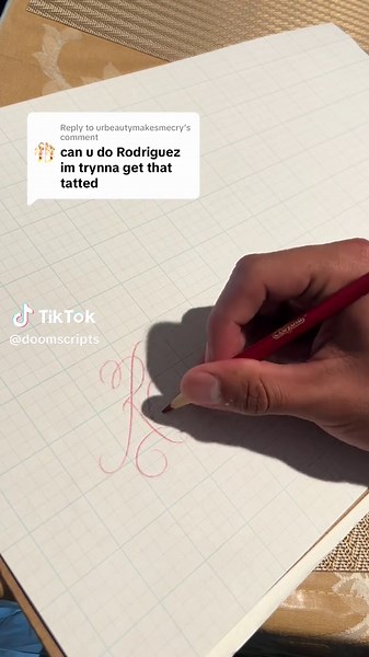 RODRIGUEZ: Personalizing Your Name in Script