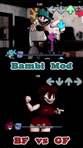 BF vs GF But Bambi Robot Ver - Friday Night Funkin in Funky Night Mods