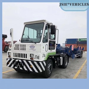 [Hot Item] 4X2 New Terminal Tractor Head Truck for Container Transport