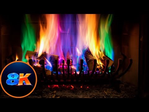 4K Ultra HD Fireplace 🔥 | Real Crackling Fire Sounds | Cozy Relaxing Ambience 24/7🌲