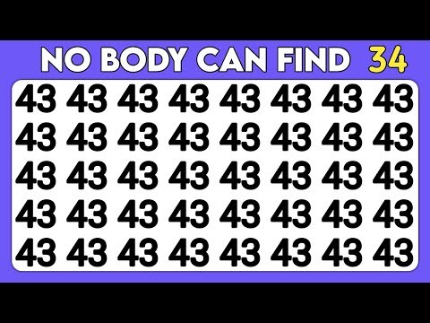 Find the Odd One Out | Number and Letter Edition | Observation Skills ability