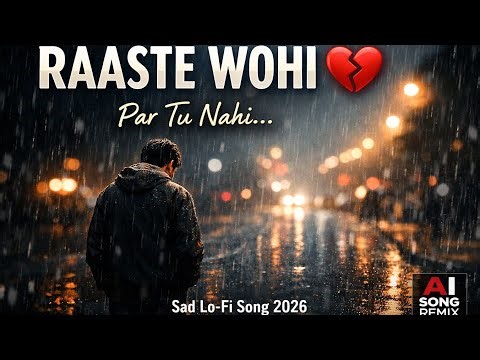 Raaste Wohi 💔 | Heart Touching Hindi Sad Song 2026 | Emotional Breakup Song | AI SONG REMIX