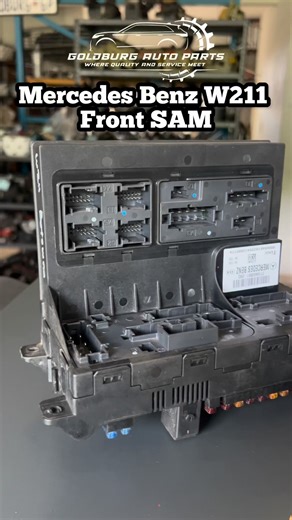 @goldburgautoparts_ on Instagram: "Keep your E-Class electronics running smoothly with genuine W211 Front SAM (Signal Acquisition Module) units, tested, clean, and ready to install. OEM quality • Reliable performance • Perfect fit 📍 Midrand | 📞 062 670 0890 #GoldburgAutoParts #MercedesParts #W211 #FrontSAM #MercedesBenz #ElectronicsModule #EClass #AutoPartsSA #CarParts #Goldburg #QualityYouCanTrust"