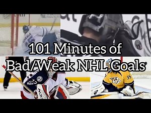 101 Minutes of Goalie fails/bad bounces in the NHL