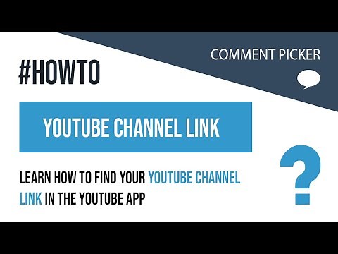 How to Find your YouTube Channel Link in 2024