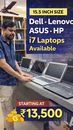 AbhiNandan Jain on Instagram: "🔥 i7 Processor Laptop sirf ₹13,500/- 🔥 💻 Best Deal | Limited Stock 📍 Laptop Adda Opp. Glass Factory, Tonk Road, Jaipur 📞 Call / WhatsApp: 8854-844-944 ✅ Tested & Working ✅ Budget Friendly ✅ Students & Office Use ke liye Best 👉 Jaldi aayein, pehle aaye pehle paaye! #laptop_adda #jaipur #viral #laptop #trending"