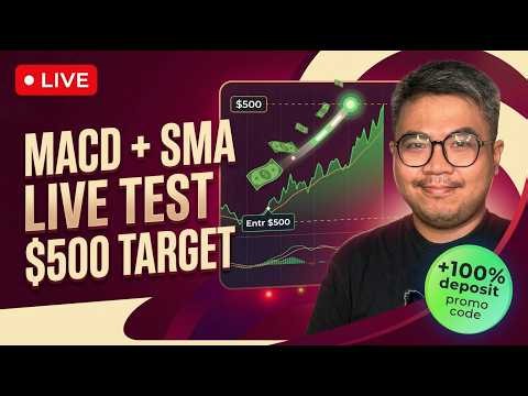 MACD + SMA Strategy Live Test: Can $500 Be Reached? | Pocket Option