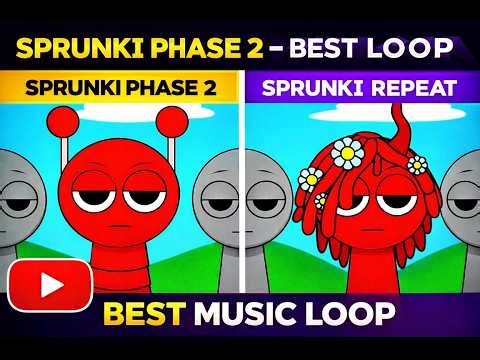 SPRUNKI PHASE 2 vs REPEAT 🔥 Best Music Loop | Sprunki Beat Mix