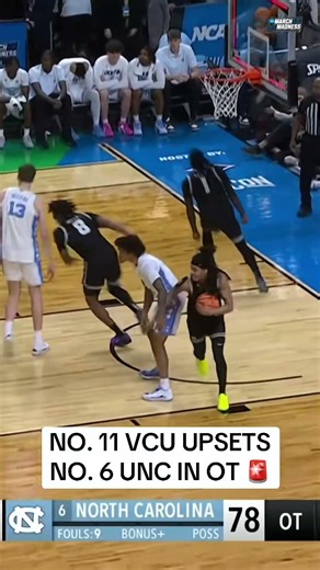 VCU SHOCKS UNC AFTER 19-POINT COMEBACK 😱🏀
