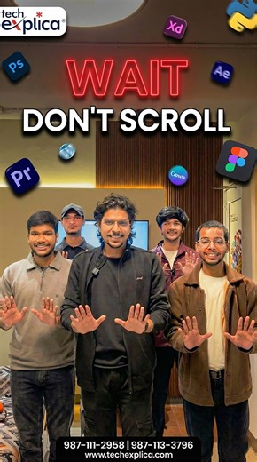 Techexplica - Multimedia & Animation Institute on Instagram: "🖐️ Wait Dont Scroll!! 😳😳 . . . . . . Start your career with Tech Explica in Pitampura. Learn Graphic Design, Video Editing, UI/UX, Python, Digital Marketing, and Data Analytics with expert trainers, practical projects, and job-oriented training for a successful future. ... Address: 373, First Floor, Kohat Enclave (Near Kohat Metro Station), Pitampura, Delhi-110034 Website – https://techexplica.com/ Website – https://techexplica.in/