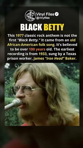 The Origins of Ram Jam's "Black Betty"