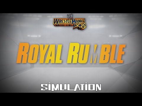 WWE WrestleMania X8 (2002) - 30-Person Royal Rumble [Match Simulation]