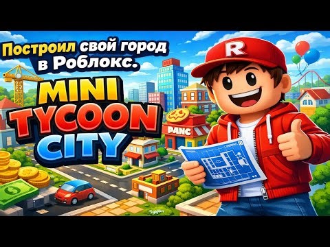 Построил свой город в Роблокс. MINI TYCOON CITY