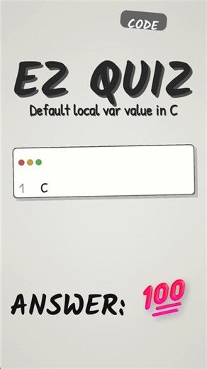 C Local Variables