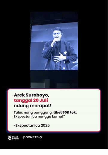 Konser Tulus di Surabaya: Harga Mulai 19RB!