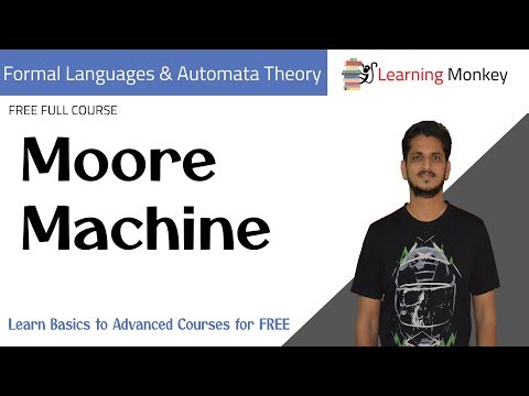 Moore Machine || Lesson 51 || Finite Automata || Learning Monkey ||
