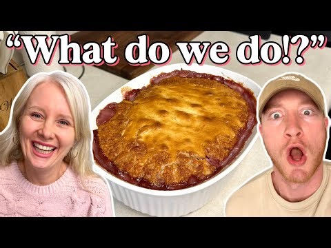 Blind recipe challenge 😳 How did we do!?