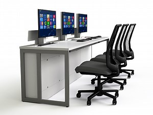 zioxi P1 Desks | Computer desks with electric hideaway monitors