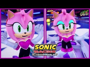 🩷 UPDATED Amy Rouge Looks Even BETTER! - Sonic Racing: CrossWorlds (4k)