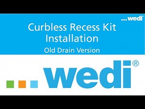 The wedi Fundo Ligno installation using the Fundo Ligno Recess Installation Kit [Old Drain version]
