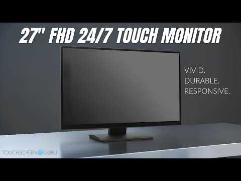 27" FHD 24/7 Touch Monitor | Commercial Grade for Golf Sim and Medical