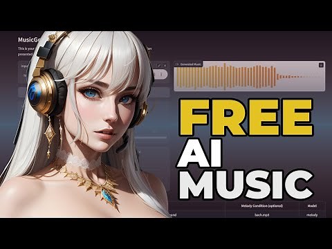 AMAZING FREE AI Music Generator - How To Install Musicgen
