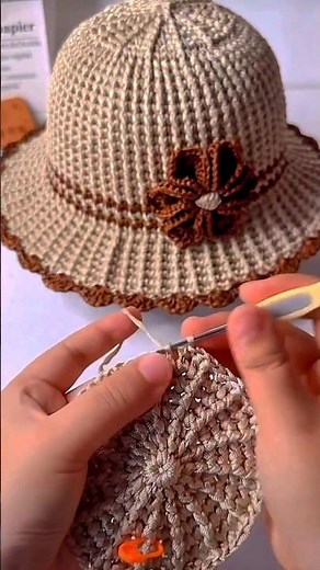 Cozy crochet hat stitch 👒👒👒 #crochet #tutorial #knitting #handmade #diy