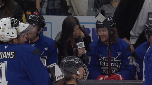 Kitsch interviewed after scoring