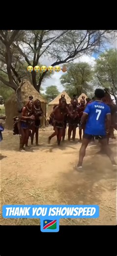 ISHOWSPEED HIMBA DANCE🇳🇦📍#explorenamibia #namibiancontentcreator #namibianyoutuber #namibia