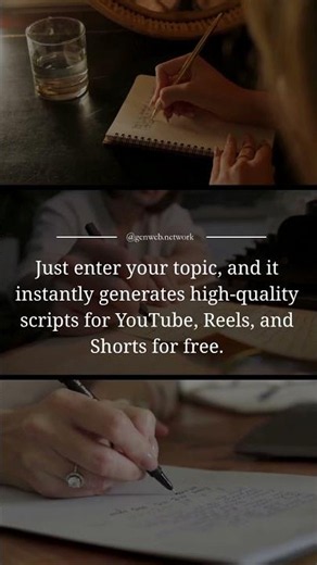 Best FREE AI Script Writer for YouTube, Reels & TikTok (2026)🚀 #AI #AITools #contentcreation #shorts