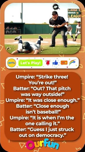 ⚾️Joke Baseball🧢 #jokes #humorandamusement #funny #dothingsyoudontwanttodo #comedy #dadjokes #memes