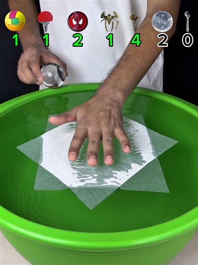 Try to Guess 🤔 How much Paper Does it Take to Make The Object Float #itsexperiments #unitedstates