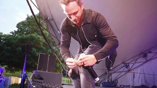 Fingers crossed for no other serious injuries tonight. 🤞Thanks to the fan in the front row who came to @thedrewlachey’s rescue last night with a band-aid. We don’t know what he would have done without it. | 98 Degrees