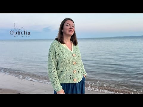 Crochet Cardigan With Buttons Tutorial // Summer Dreaming Cardigan