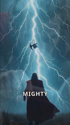 Thor’s Epic Battle Against the Frost Giant: Mjölnir’s Power Unleashed ❄️⚡
